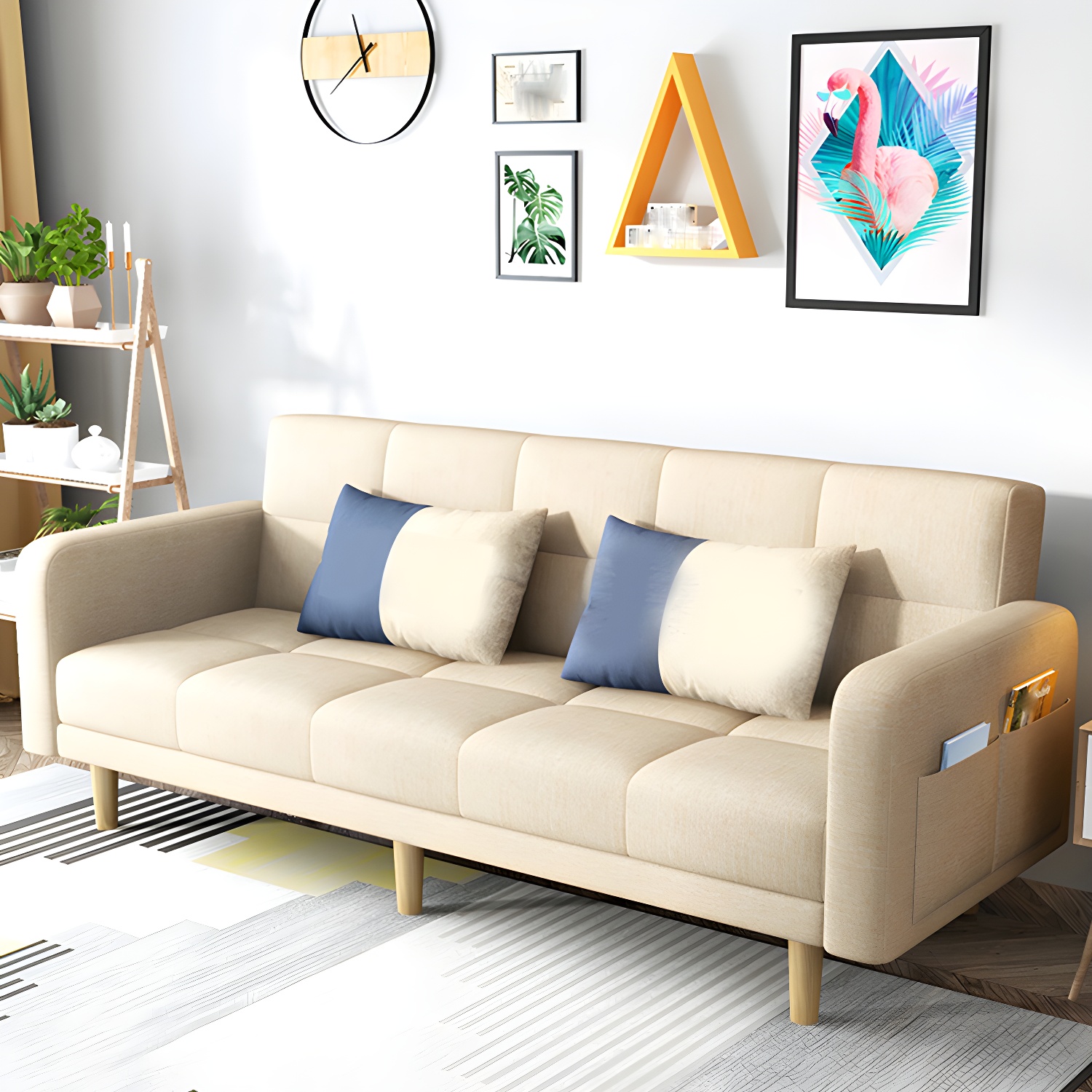 Modern Tufted Sleeper Sofa | Ormau - image 19