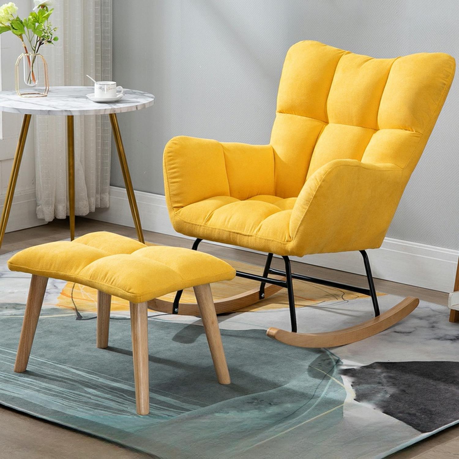 Tufted Rocking Chair | Ormau - image 24
