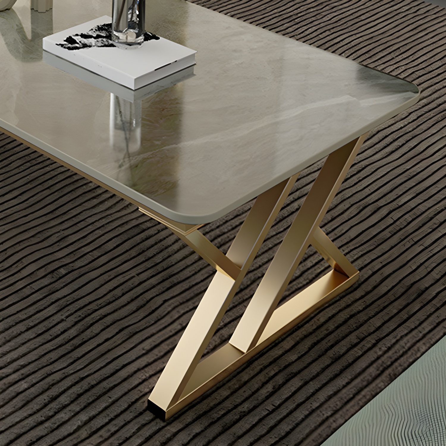 Stone & Iron Coffee Table | Ormau - image 6
