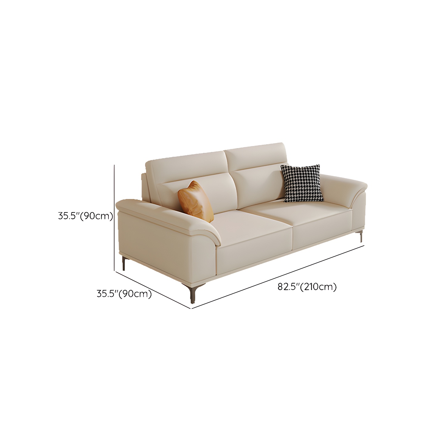 Modern Sofa with Ottoman | Ormau - image 10