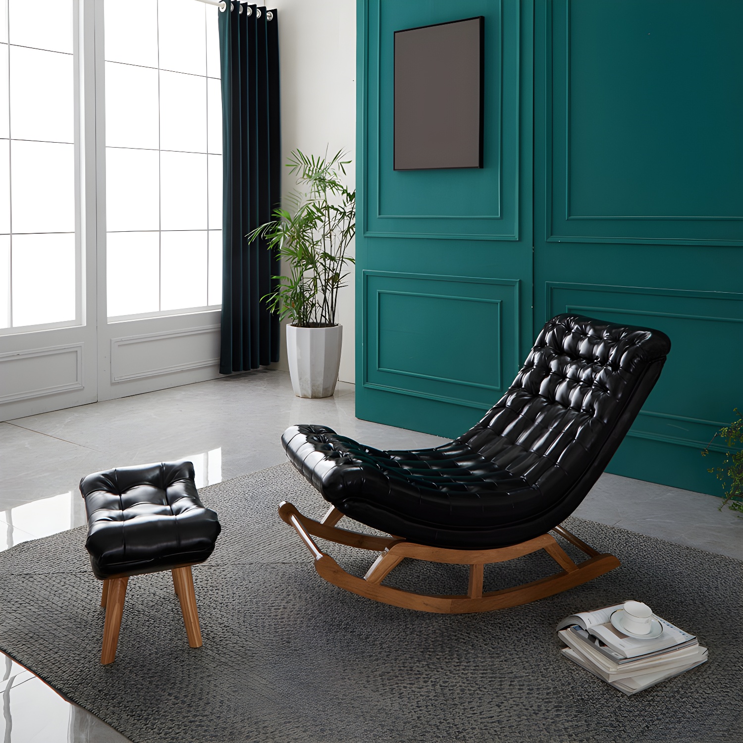Leisure Rocker & Ottoman Set | Ormau - image 1