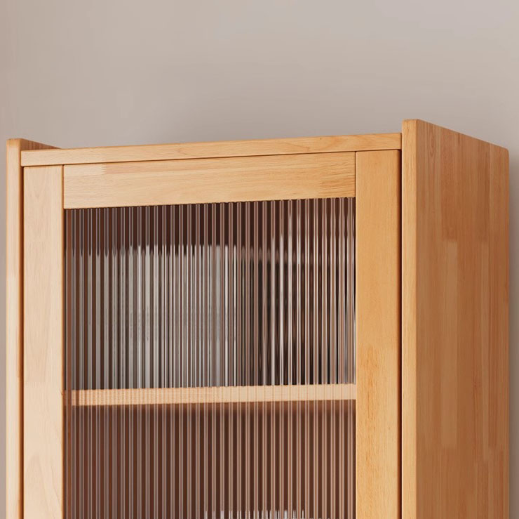 Solid Wood Accent Cabinet with Glass Door | Ormau - image 8