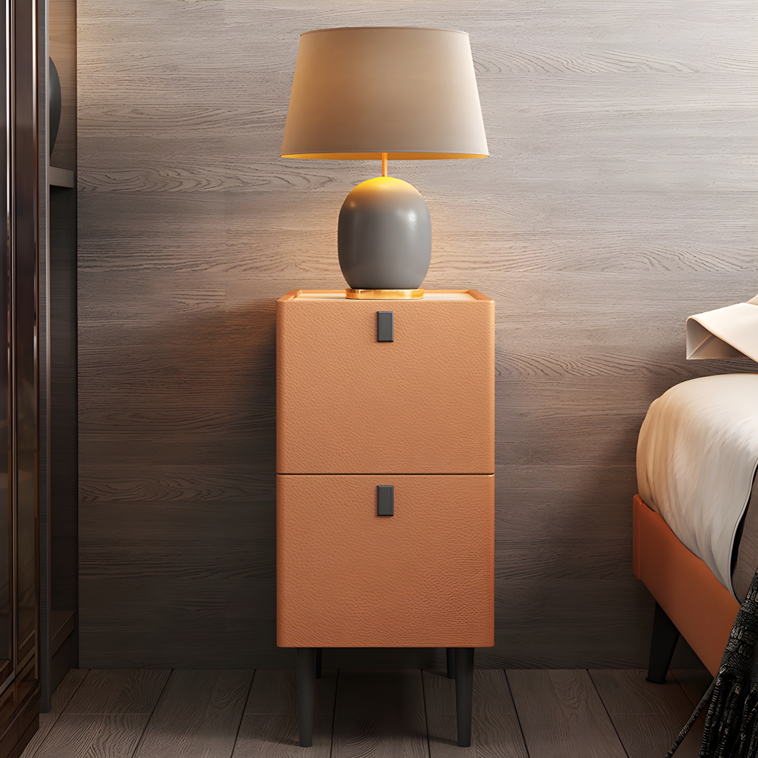 Luxe Leather Nightstand | Ormau - image 13
