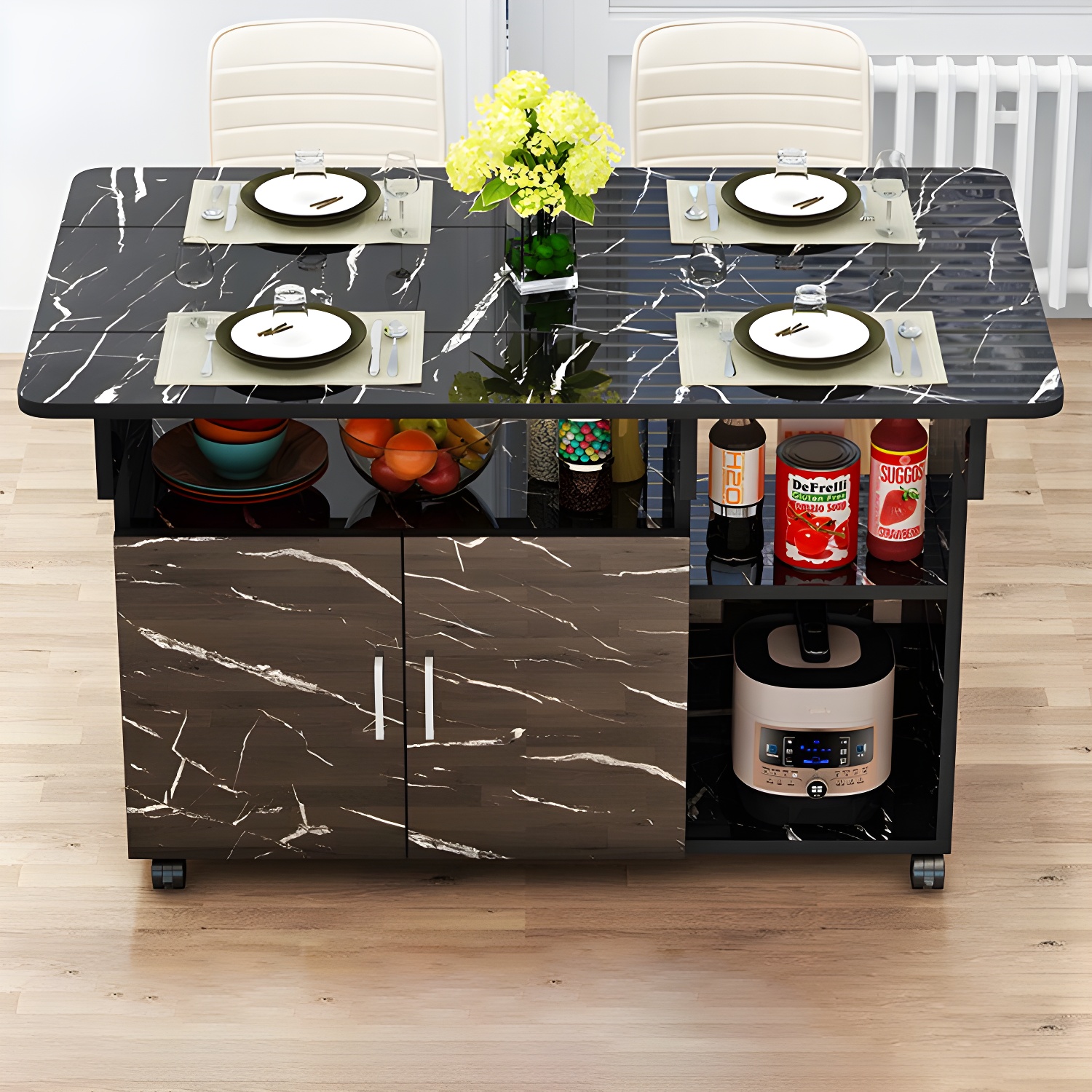 Drop Leaf Dining Table | Ormau - image 11