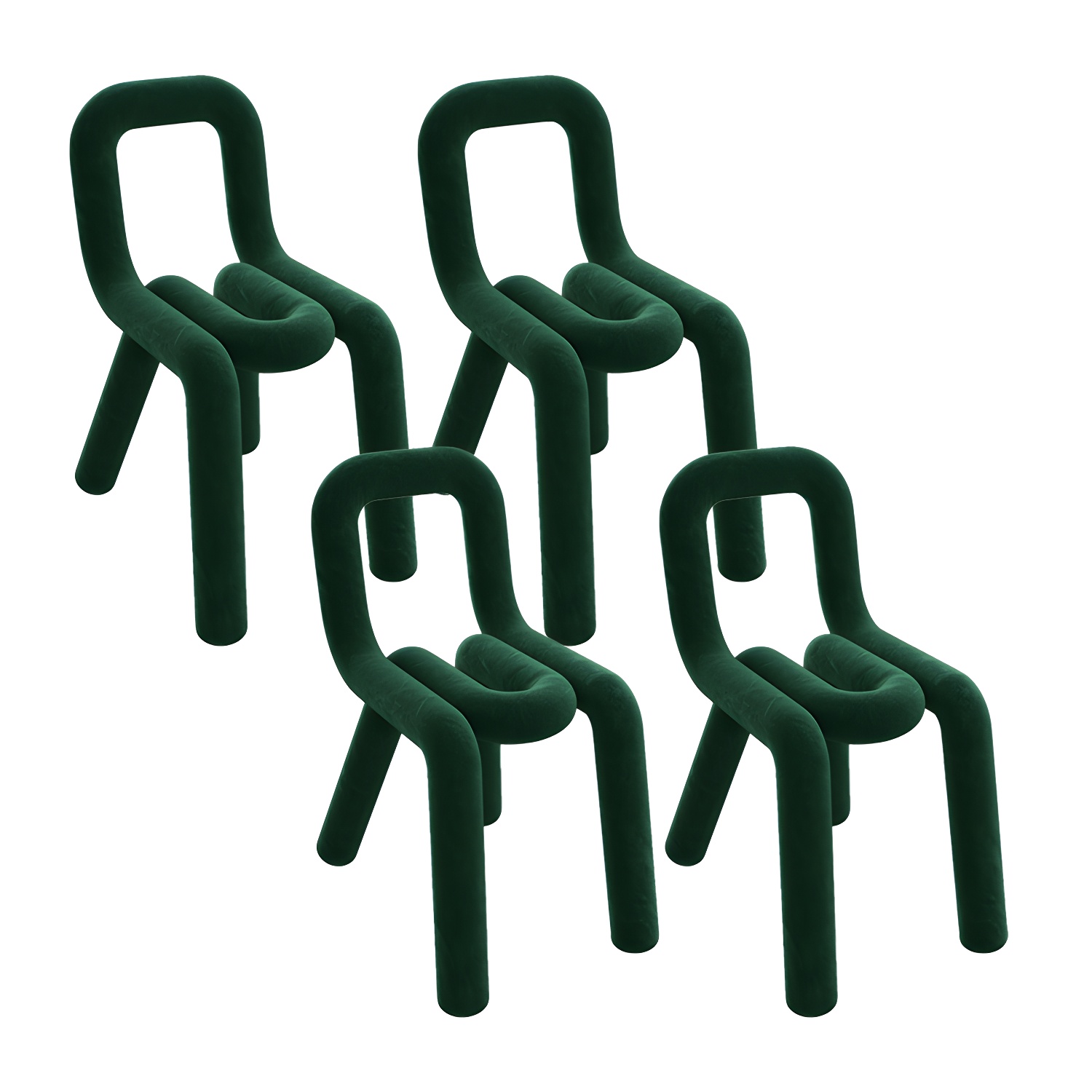 Velvet Open-Back Dining Chair | Ormau - image 31