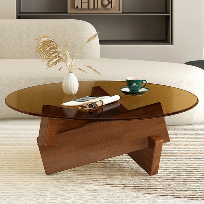 Glass & Wood Coffee Table | Ormau - image 26