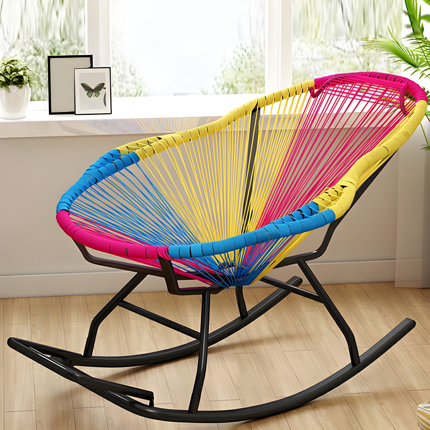 Wicker Rocking Accent Chair | Ormau - image 8