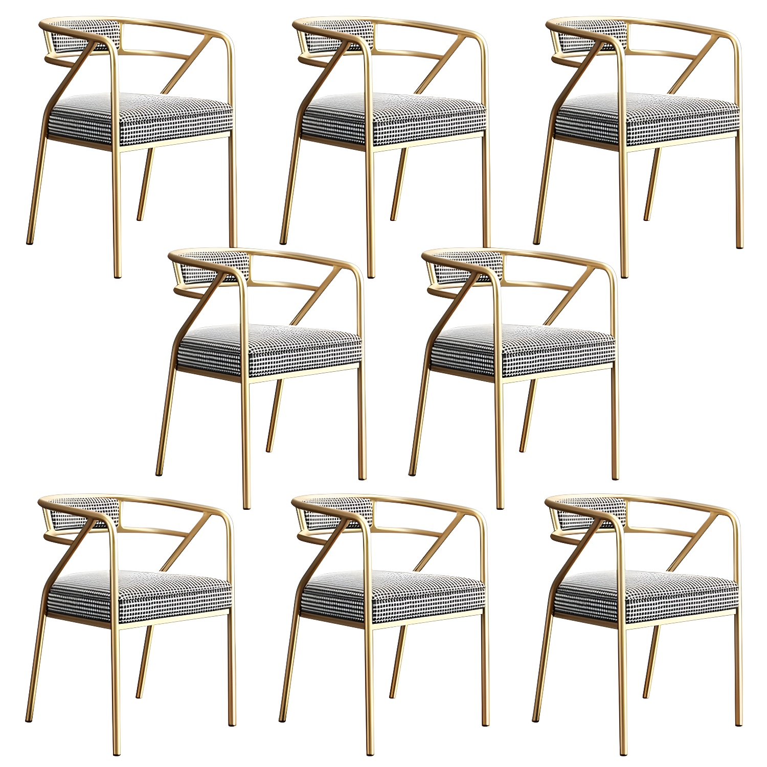 Glam Upholstered Arm Chair | Ormau - image 57