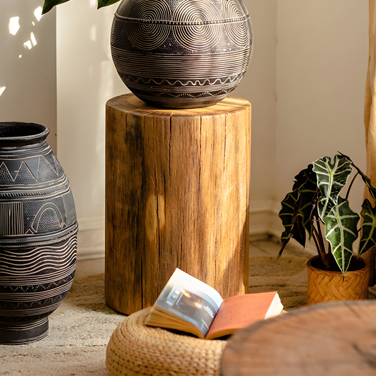 Round Wood Coffee Table | Ormau - image 2