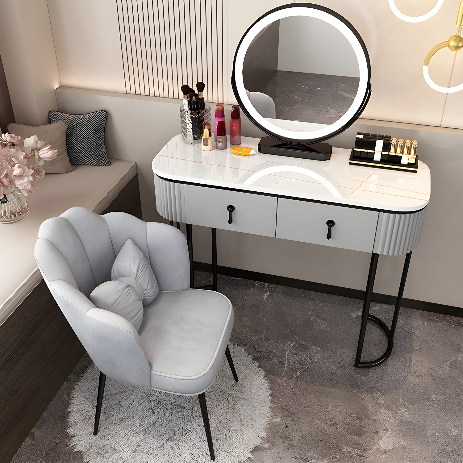 Lighted Mirror Vanity | Ormau - image 8
