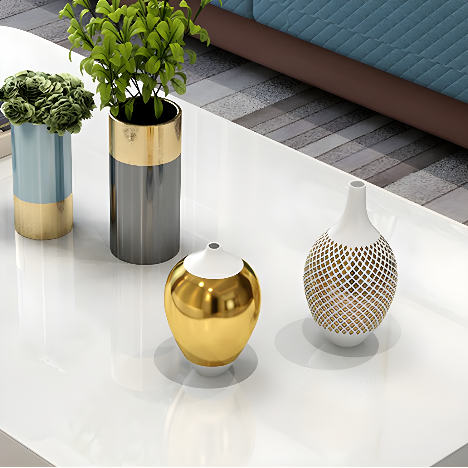 Modern White Coffee Table | Ormau - image 7