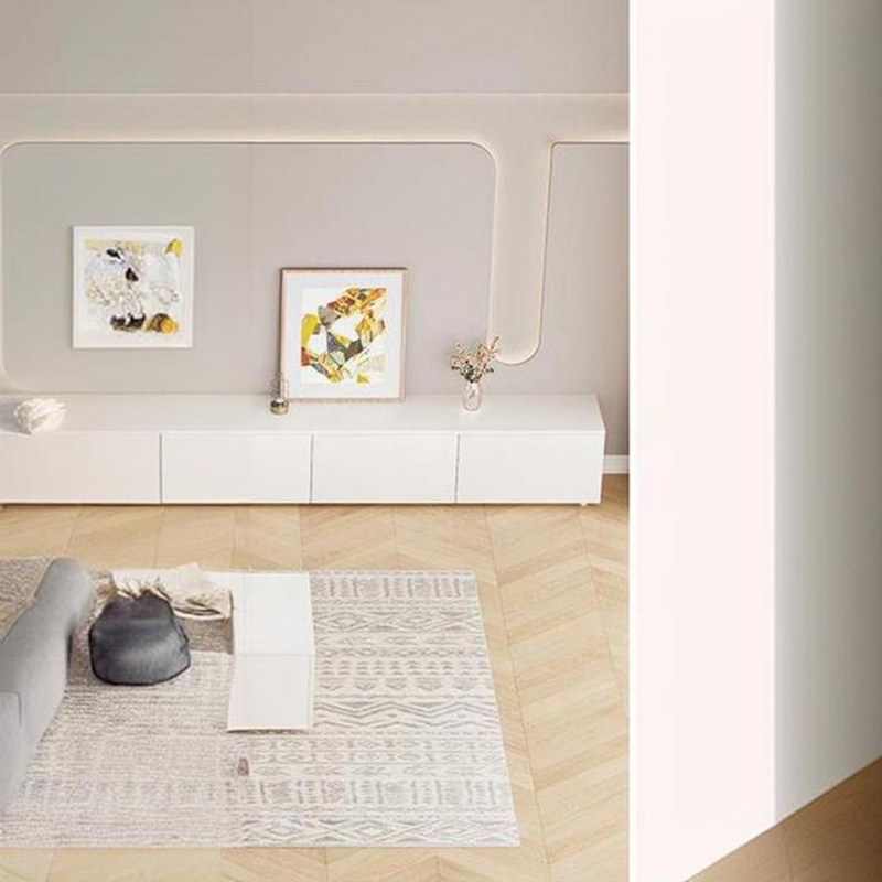 Modern White TV Stand | Ormau - image 4