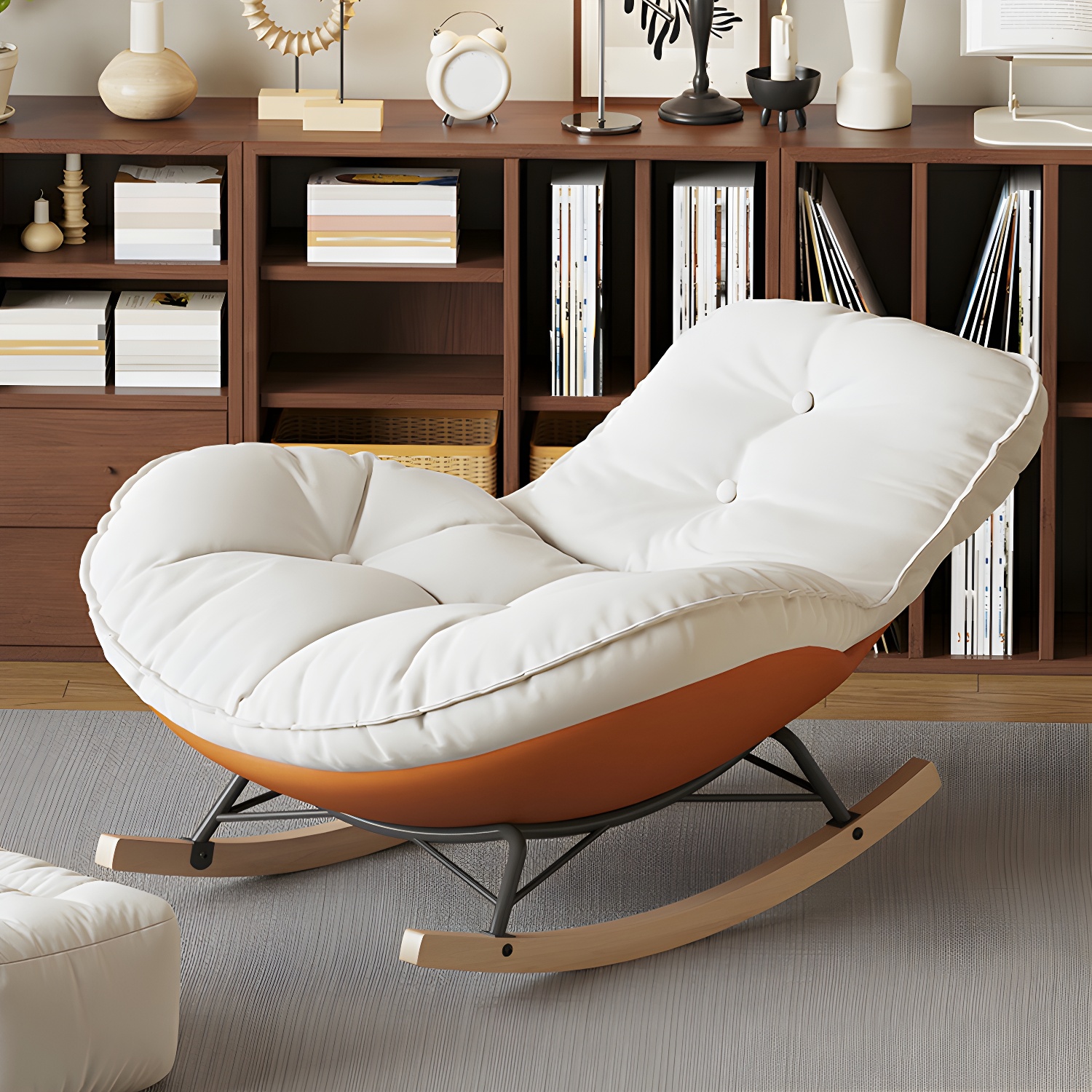 Upholstered Rocking Chair | Ormau - image 7