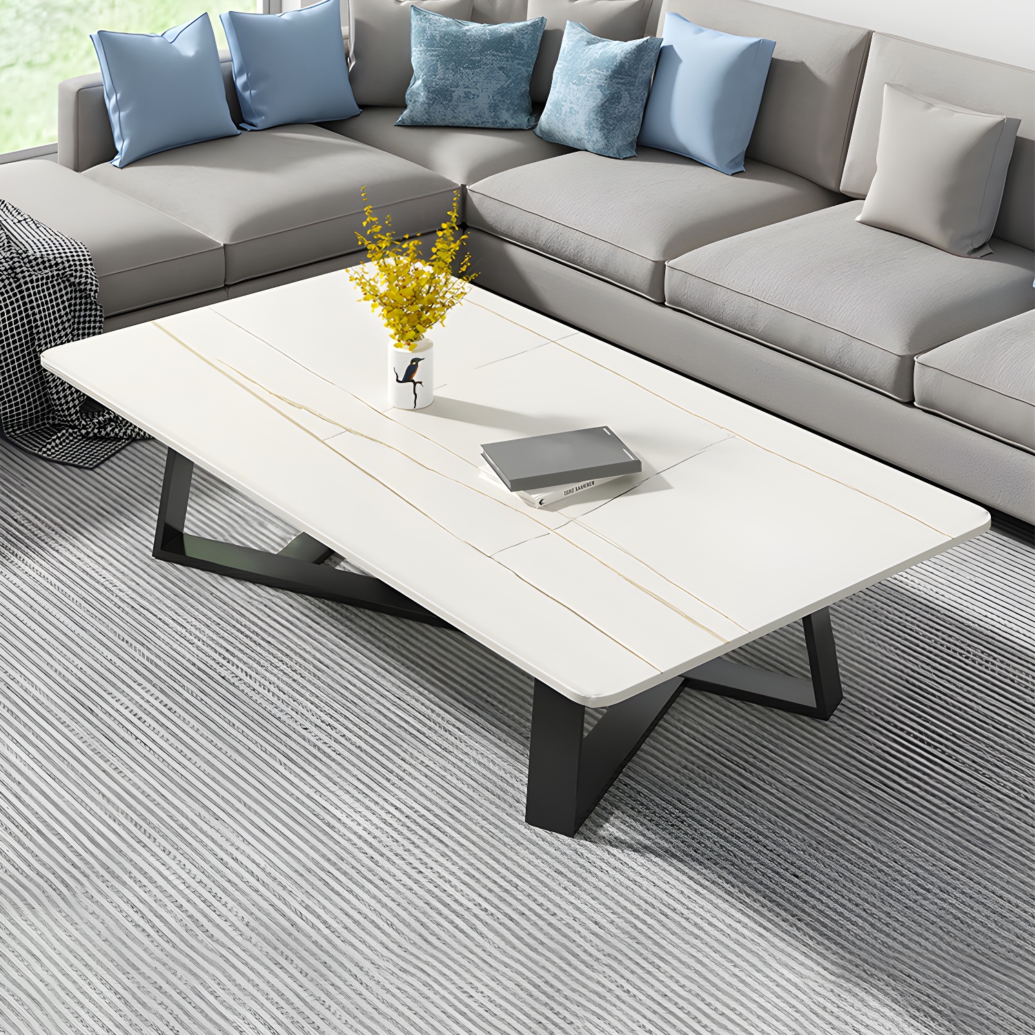 Stone & Steel Coffee Table | Ormau - image 16