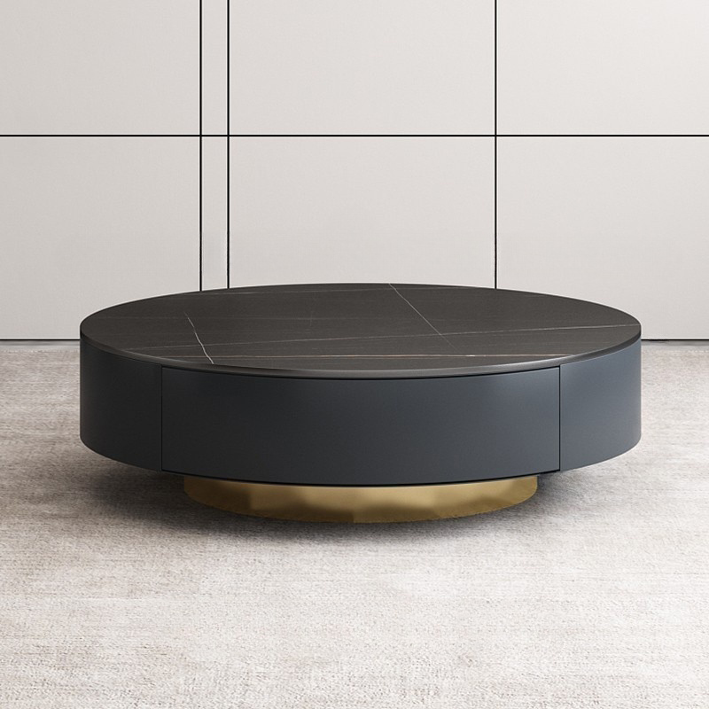 Elegant Stone & Gold Coffee Table | Ormau - image 20
