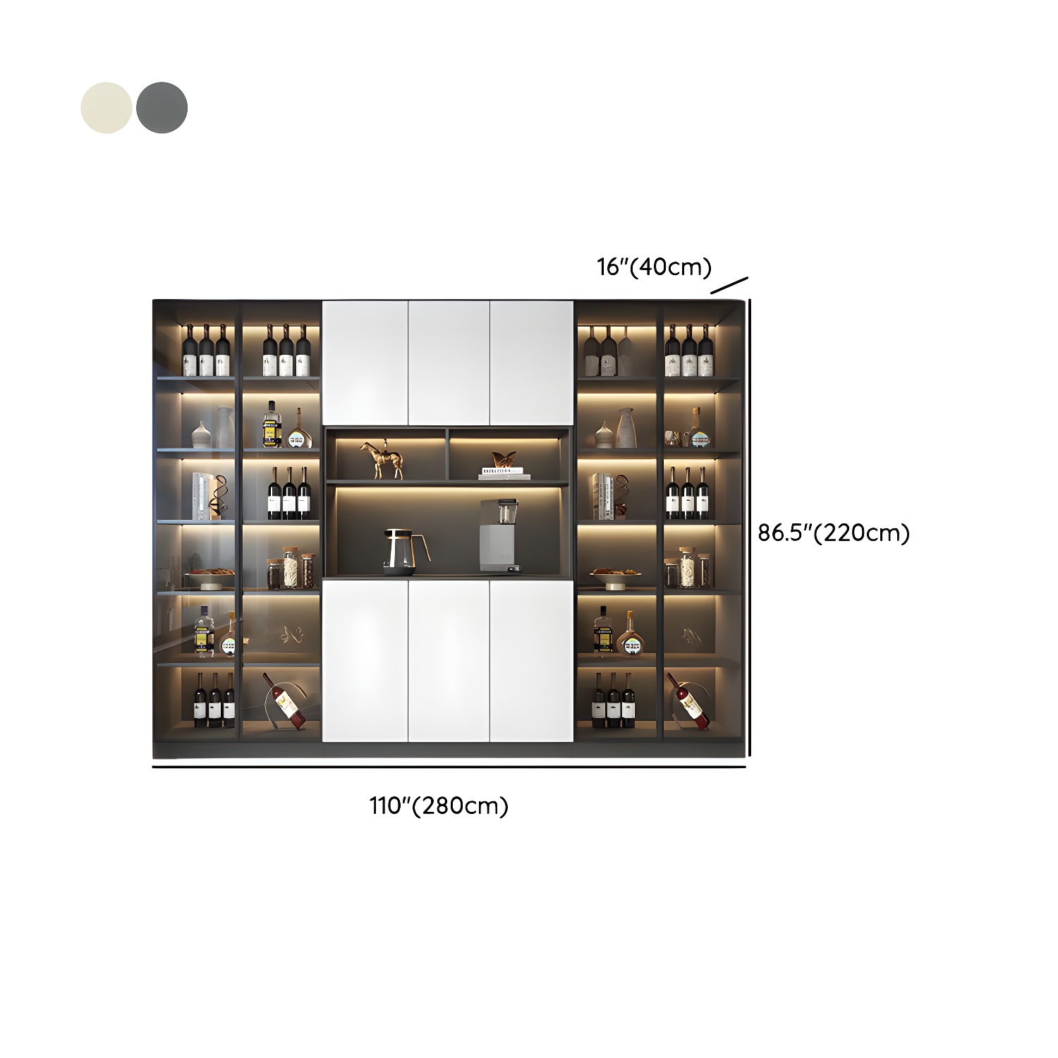 Modern Sideboard with Lighting | Ormau - image 21