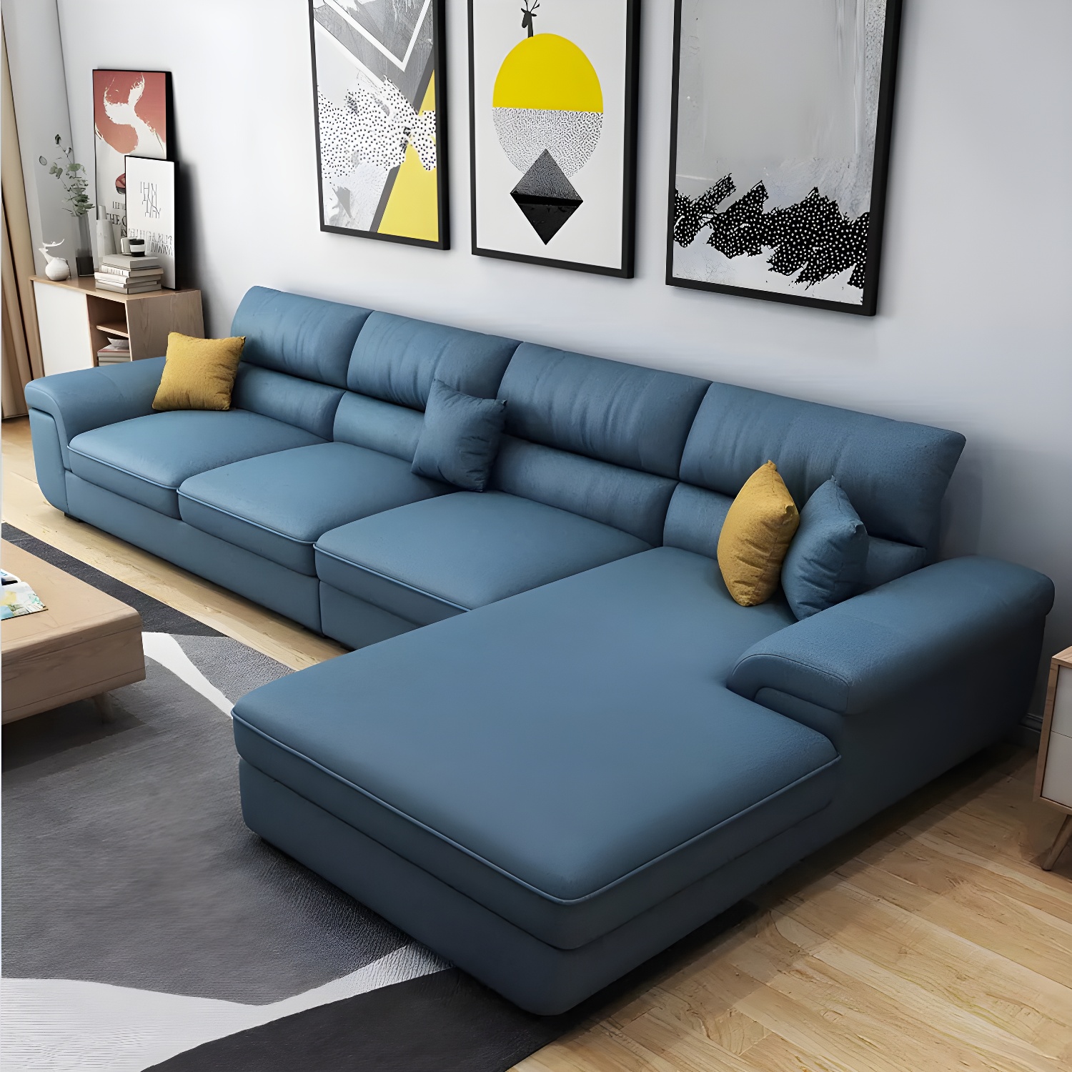 Modern Pillow Top Sectional Sofa | Ormau - image 8