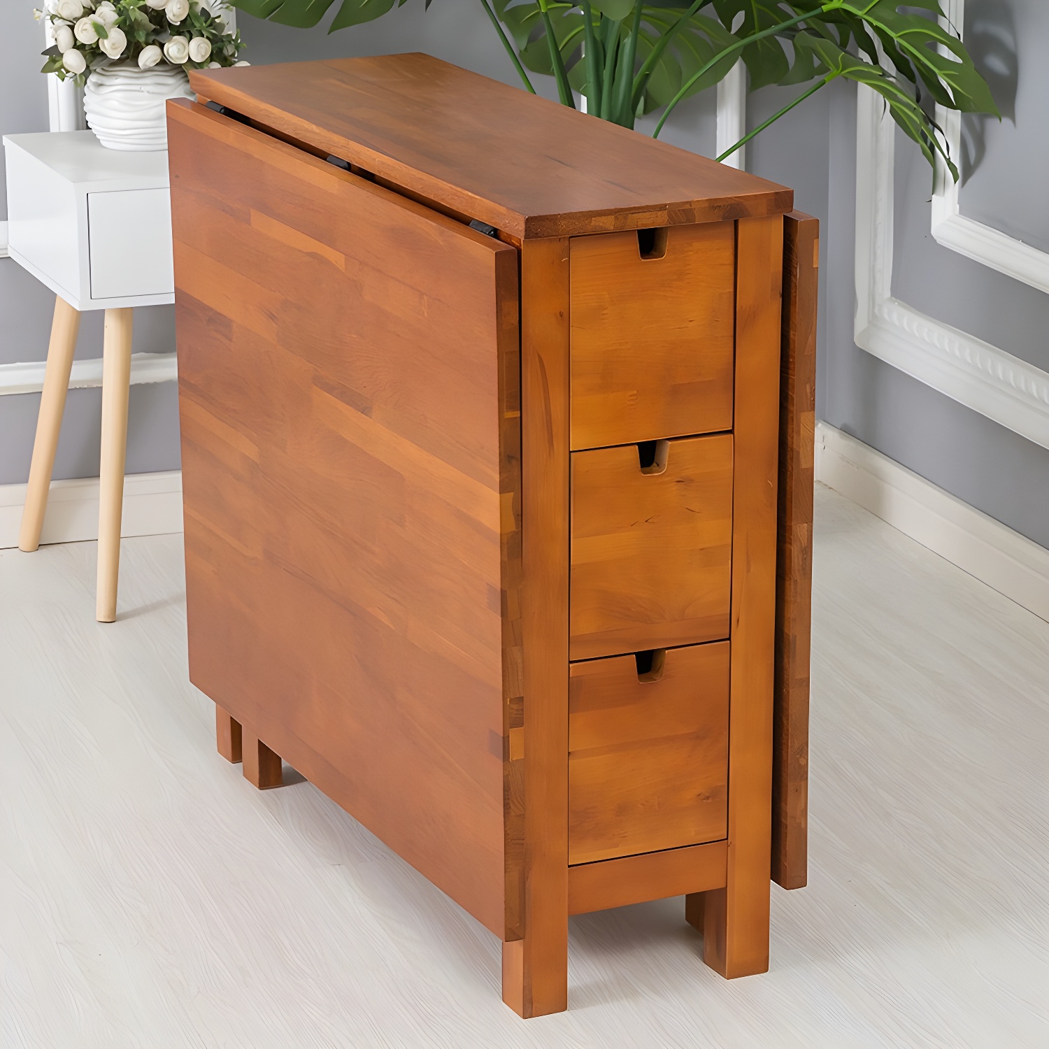 Birch Drop Leaf Dining Table | Ormau - image 3