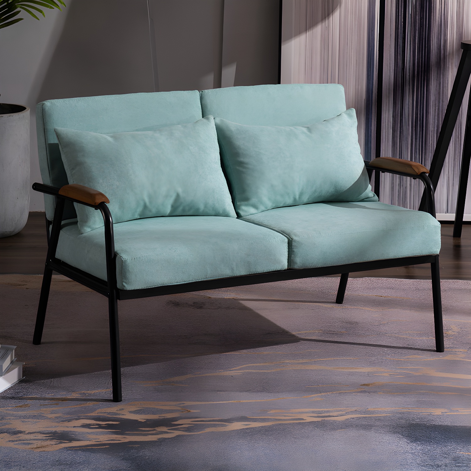 Industrial Linen Sofa | Ormau - image 12