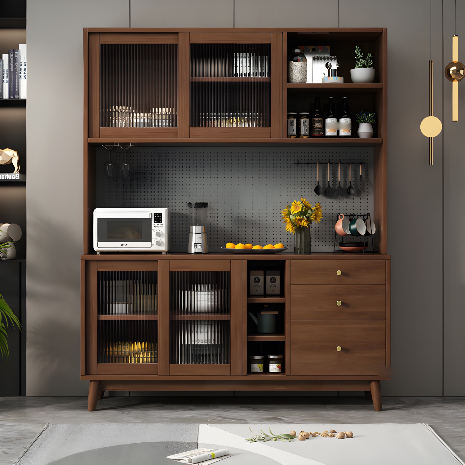 Modern Glass Door Sideboard | Ormau - image 4