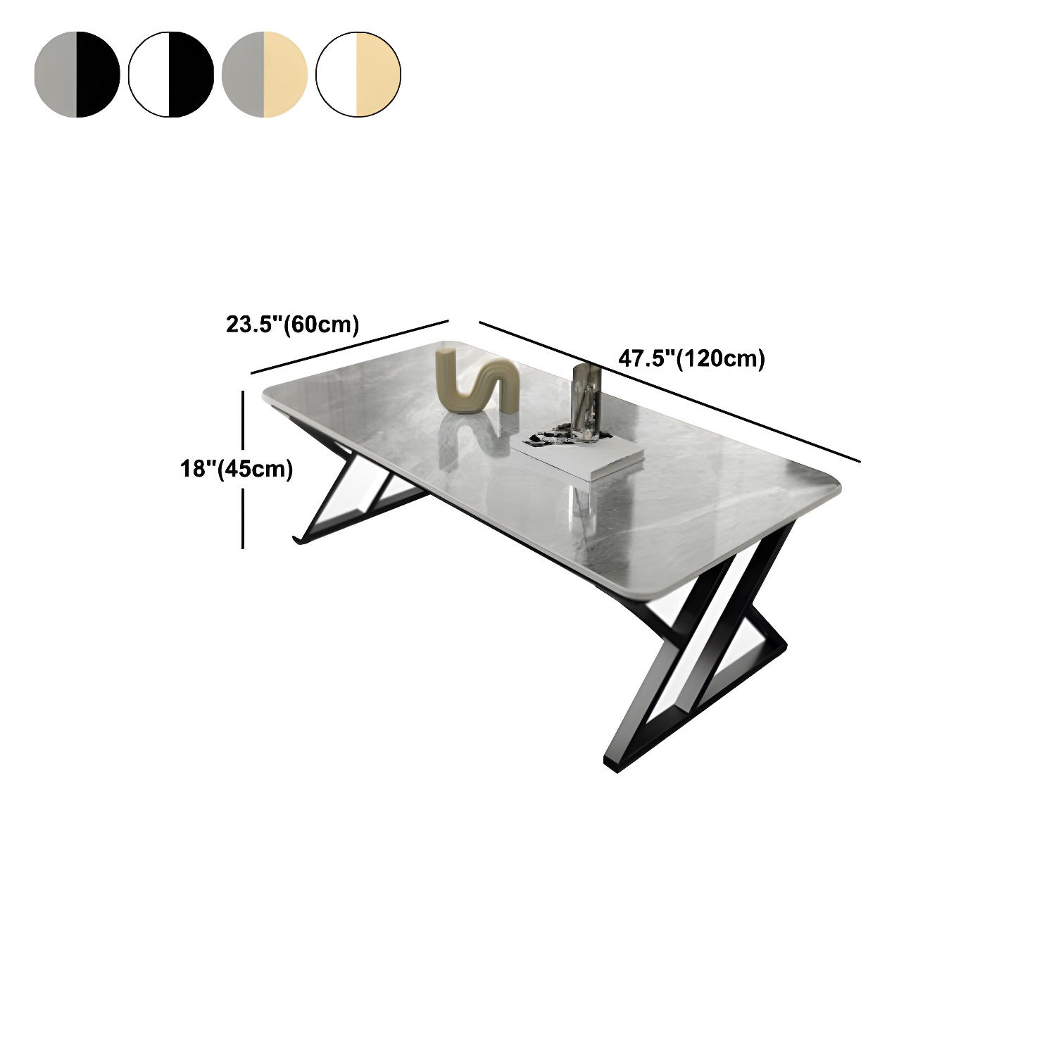 Stone & Iron Coffee Table | Ormau - image 9