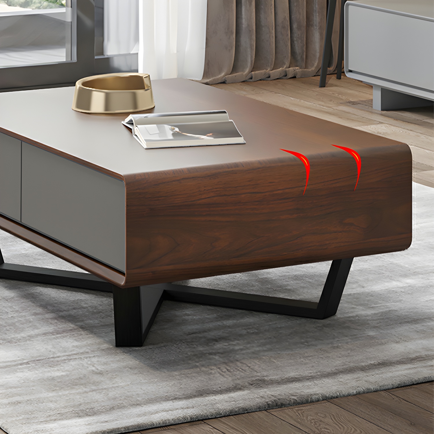 Modern Wood Coffee Table | Ormau - image 13