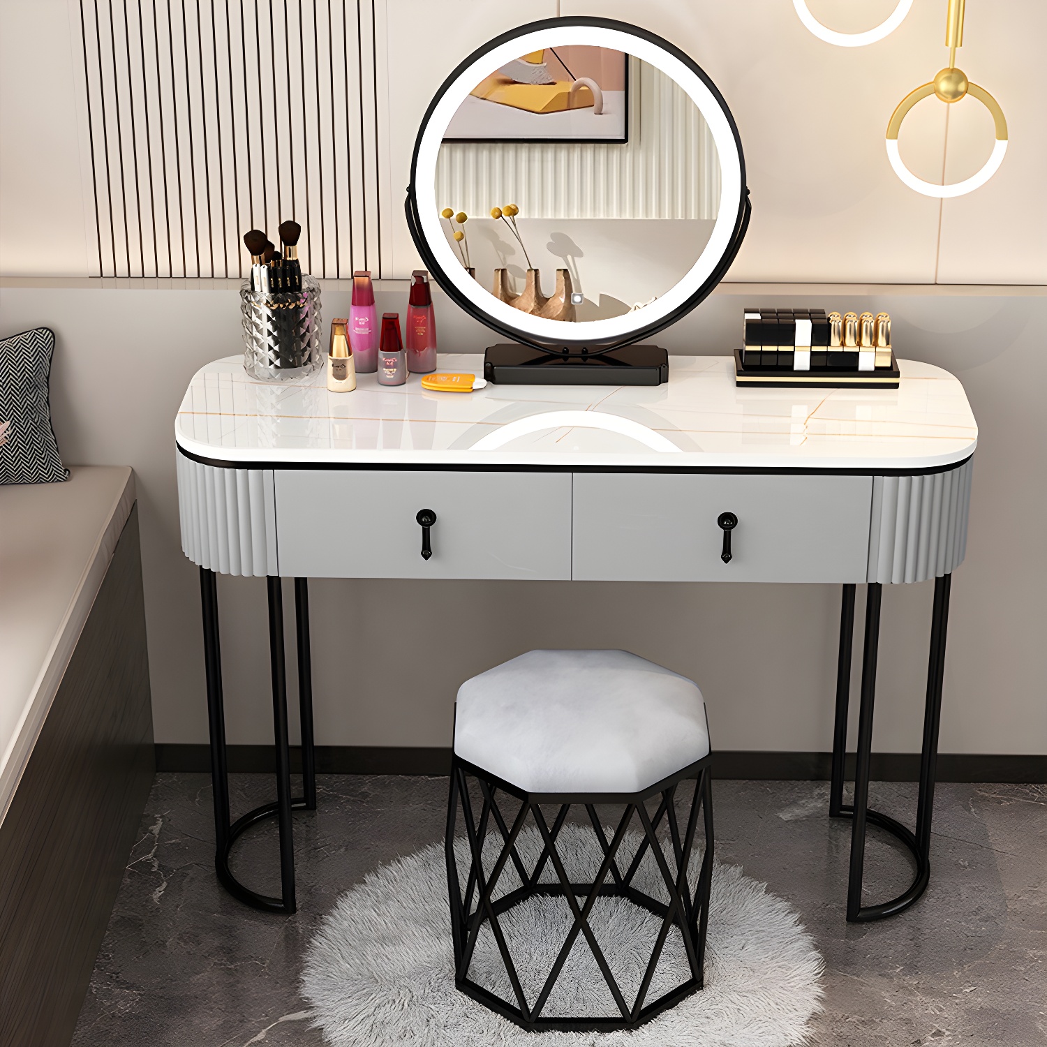 Lighted Mirror Vanity | Ormau - image 33