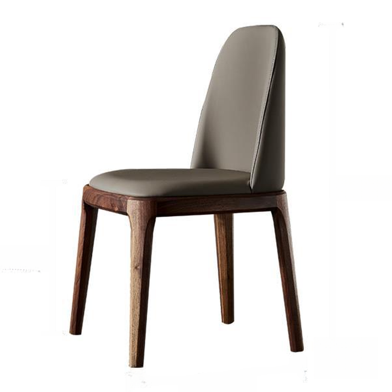 Leather & Wood Dining Chair | Ormau - image 4