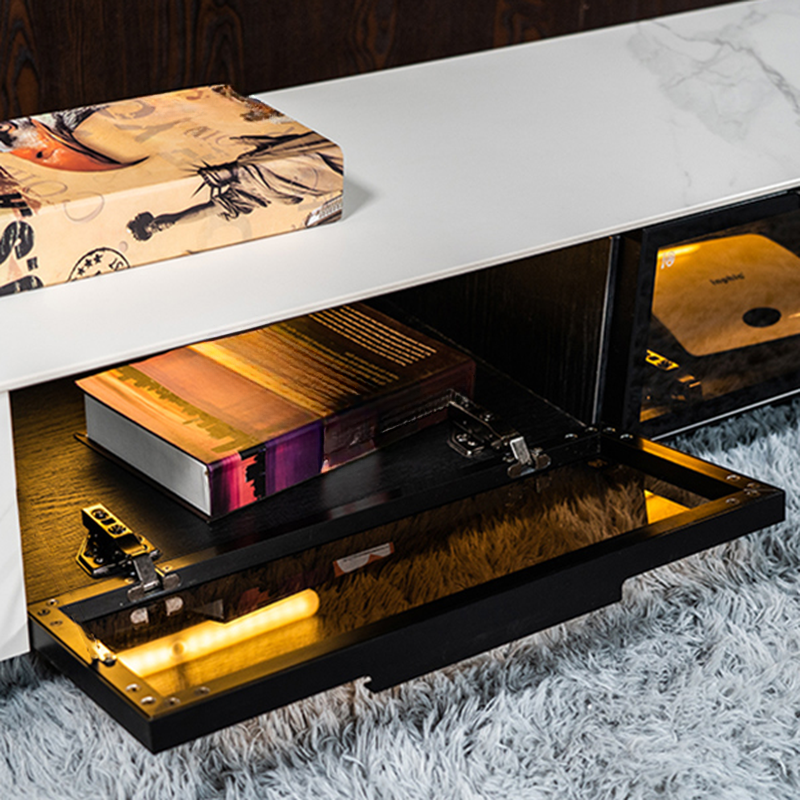 Rectangular TV Stand with Light | Ormau - image 14