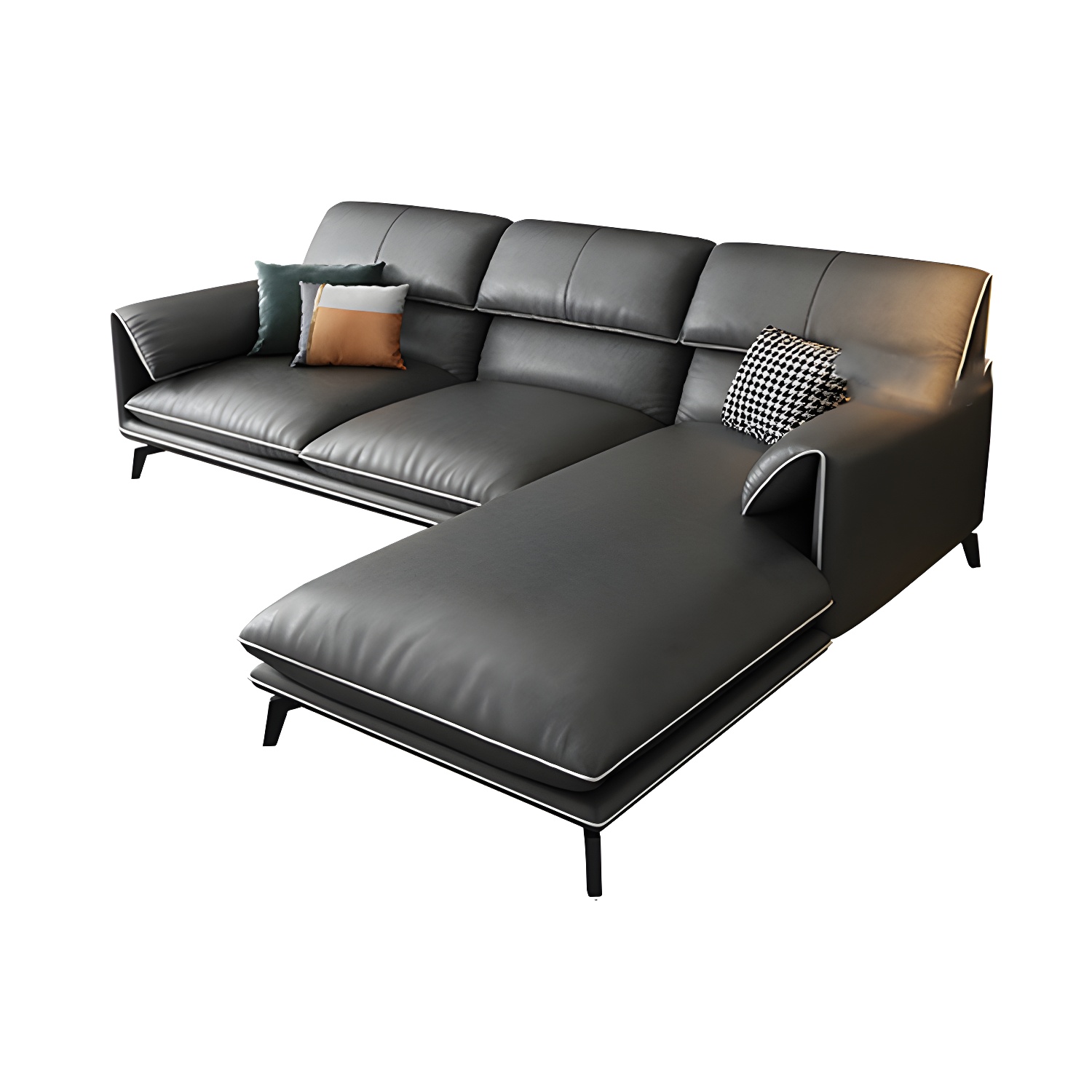Modern Gray Sectional Sofa | Ormau - image 26