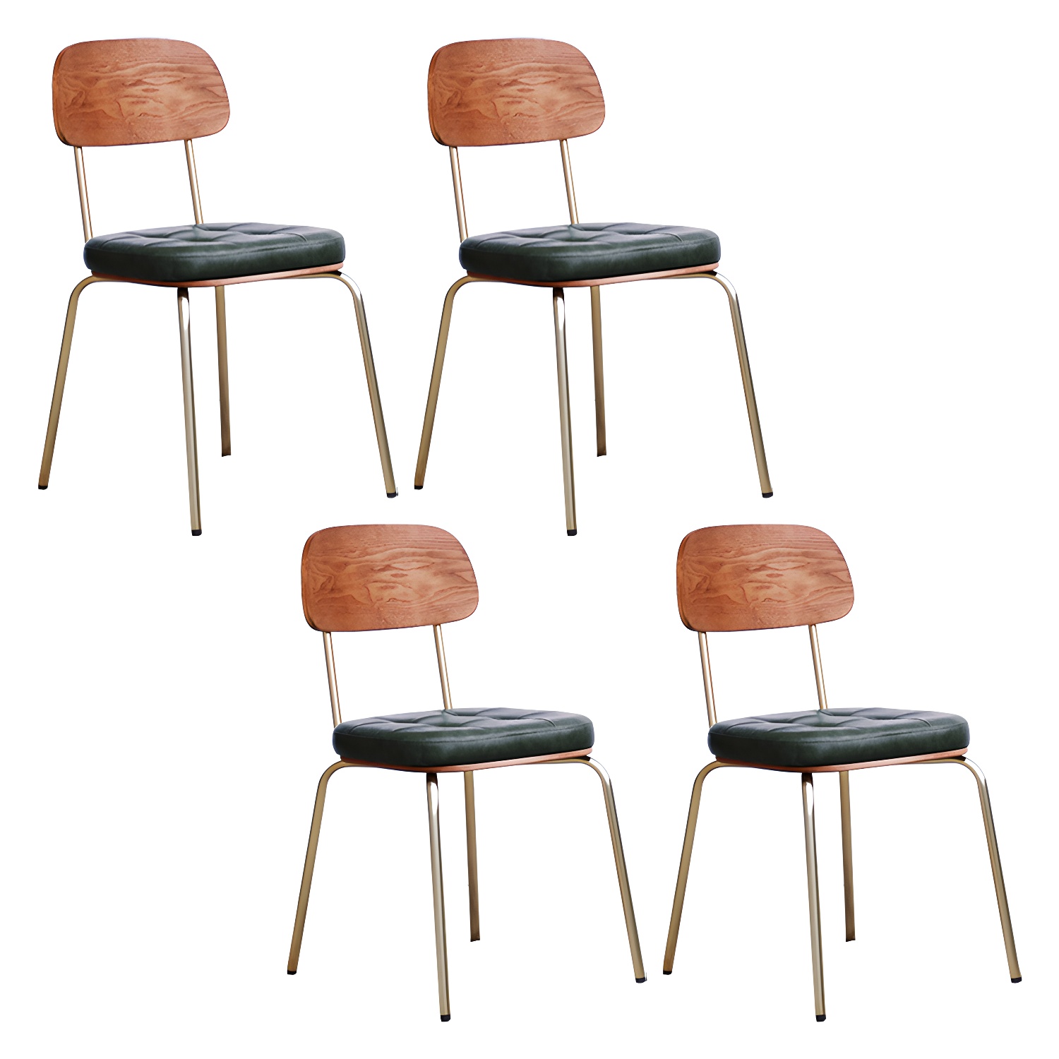 Industrial Leather Dining Chair | Ormau - image 26
