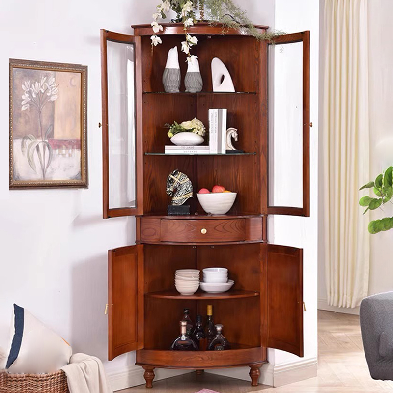 Corner Accent Cabinet with Glazed Door | Ormau - image 5