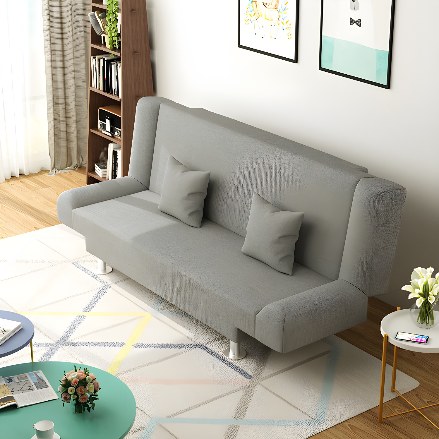 Linen Convertible Sofa | Ormau - image 5