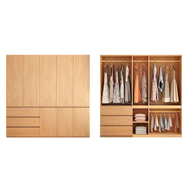 Natural Wood Almirah Wardrobe | Ormau - image 30