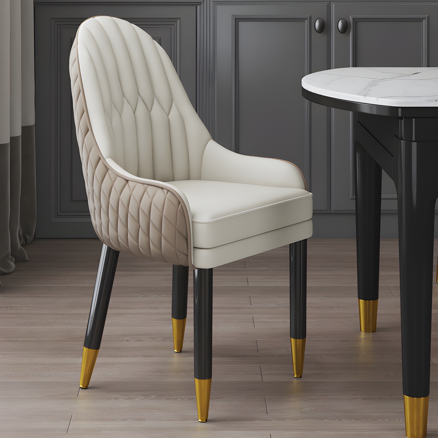 Upholstered Parsons Dining Chair | Ormau - image 8