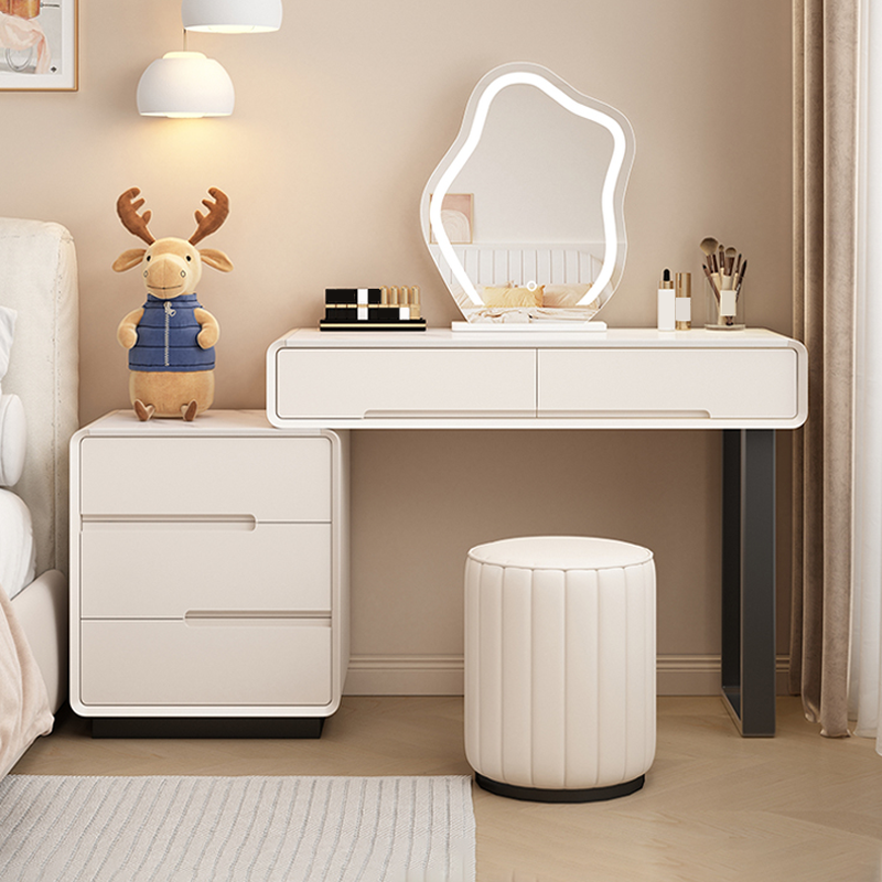Stone Vanity Set with Upholstered Chair | Ormau - image 19