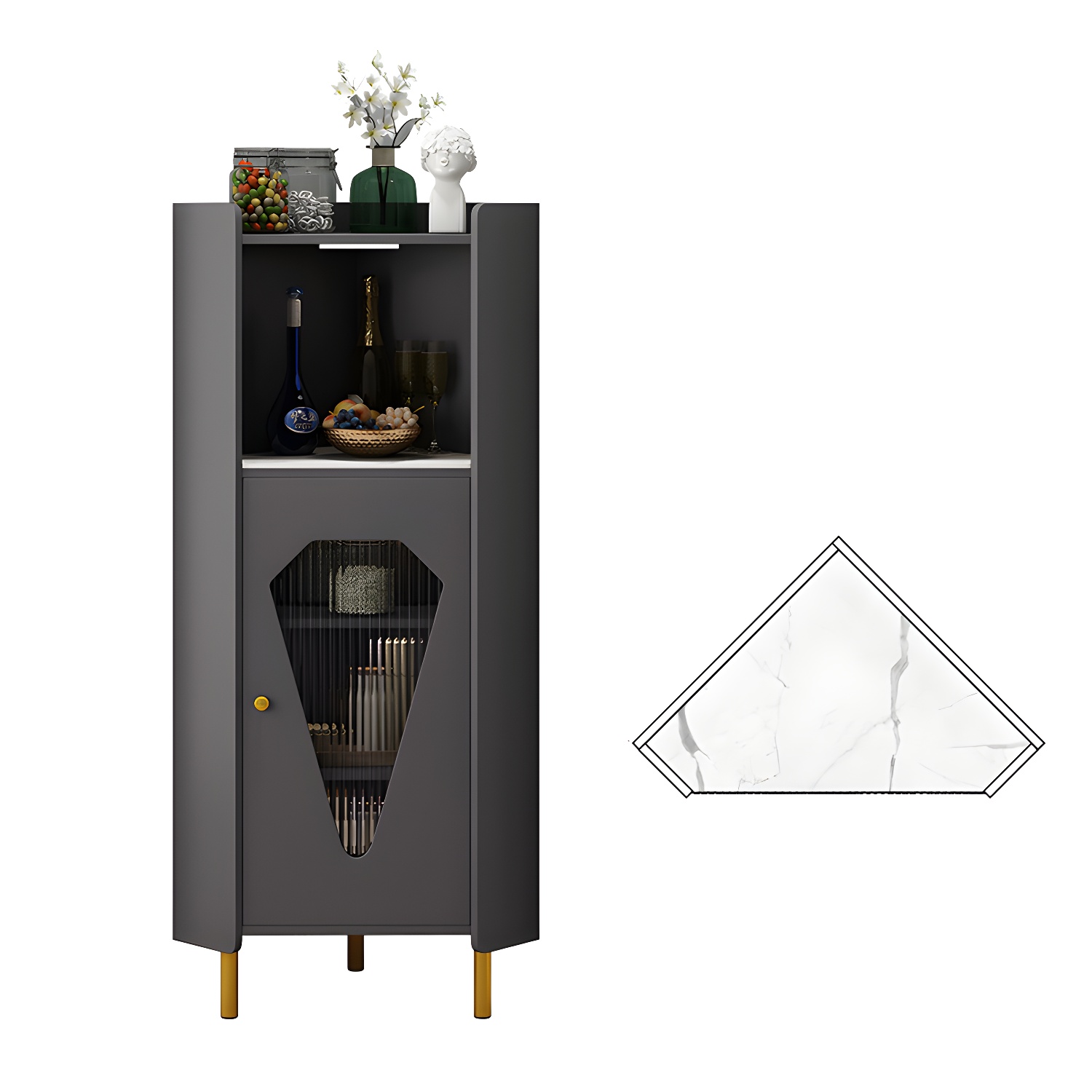 Glam Corner Cabinet | Ormau - image 11