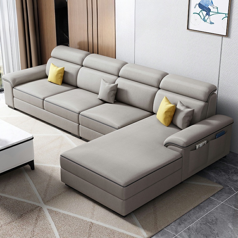Modern L-Shape Sectional Sofa | Ormau - image 14