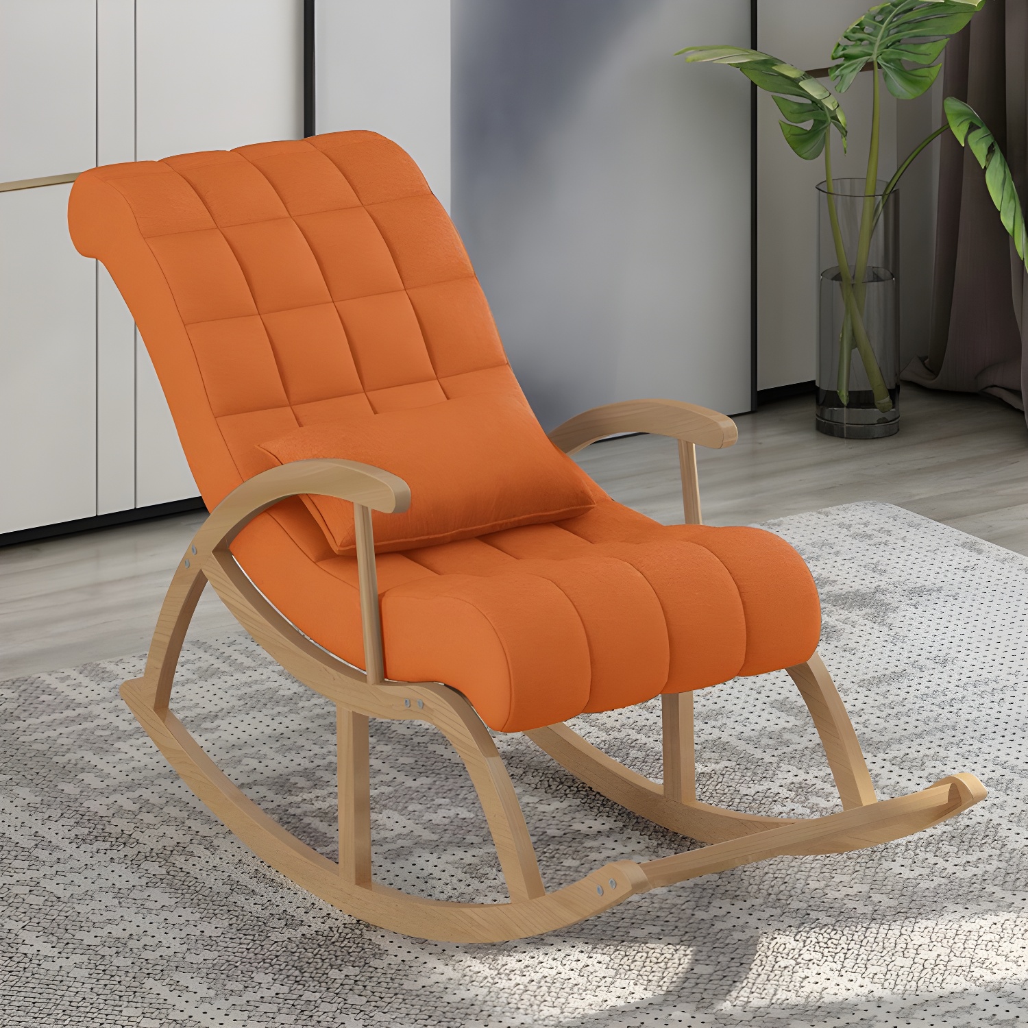 Upholstered Rocking Chair | Ormau - image 9