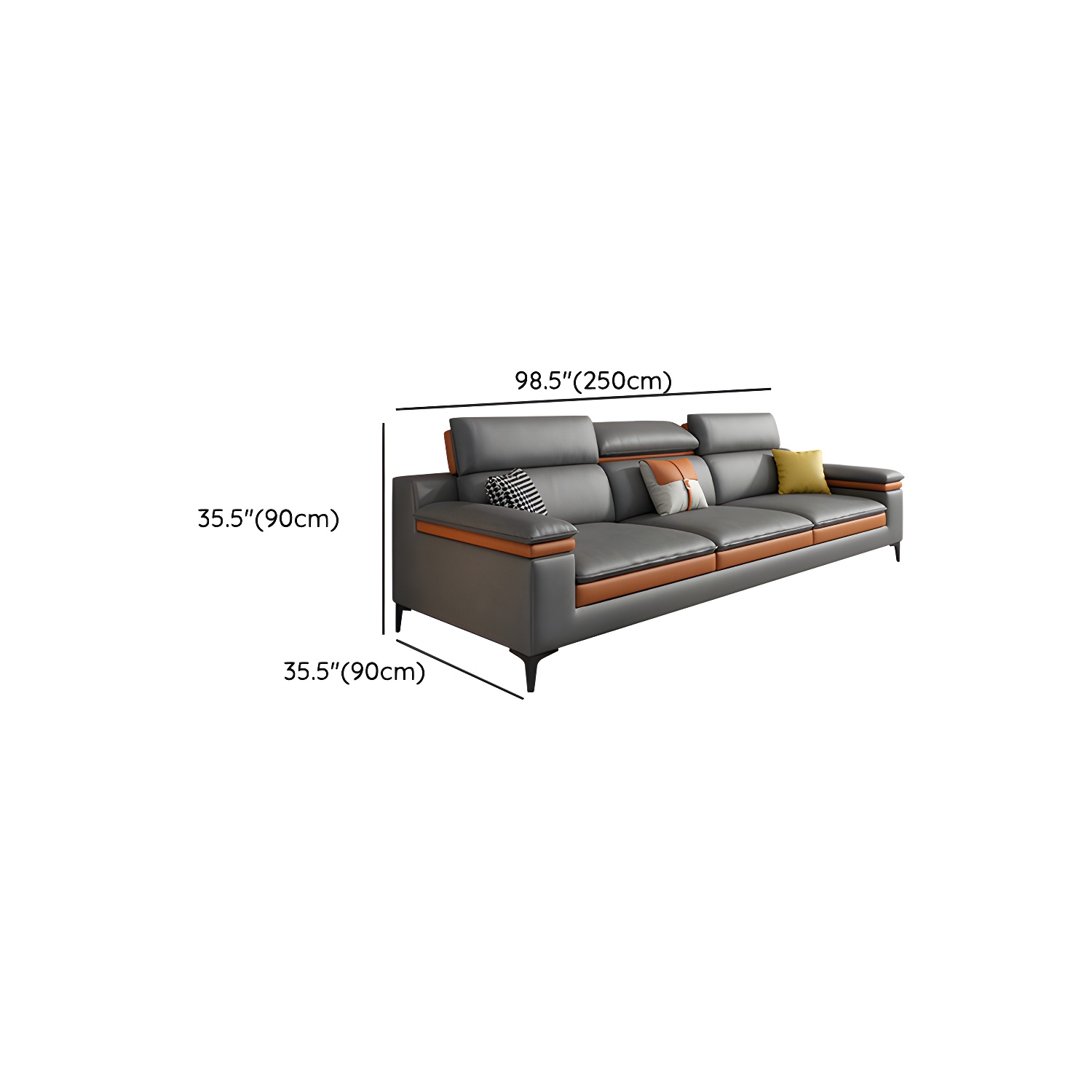 Modern Tech-Cloth Sectional | Ormau - image 12