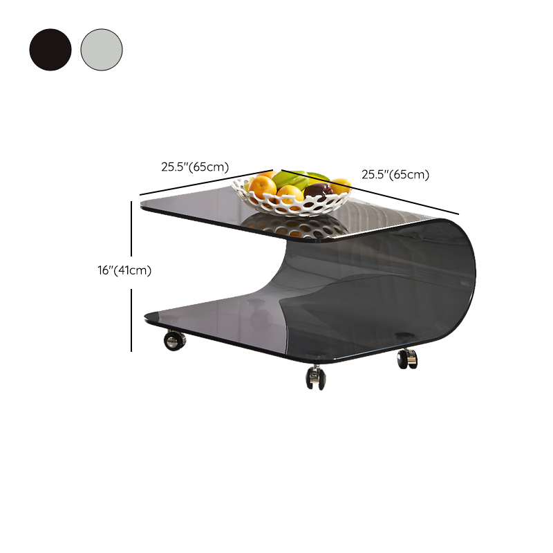 Transparent Wheel Coffee Table | Ormau - image 13