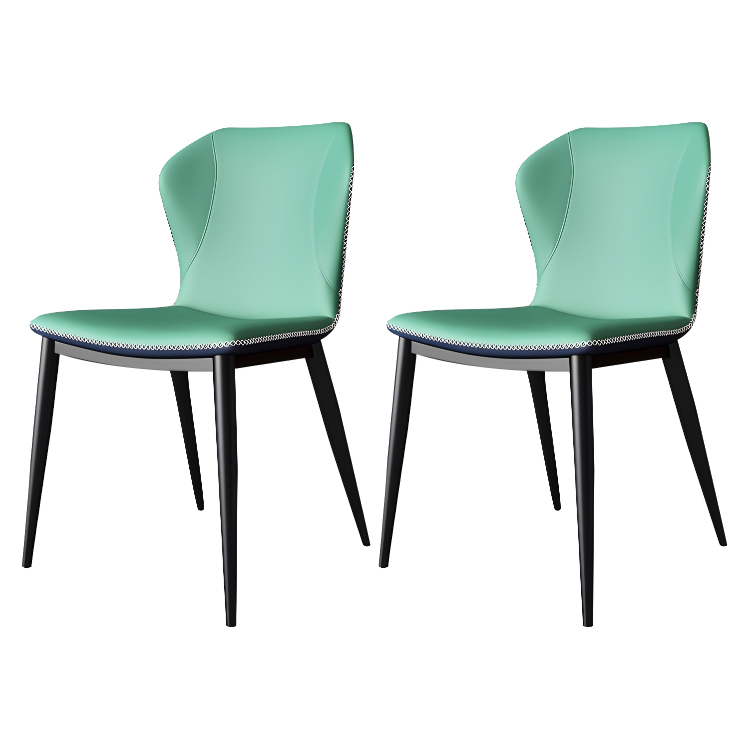 Wingback Leather Dining Chair | Ormau - image 24