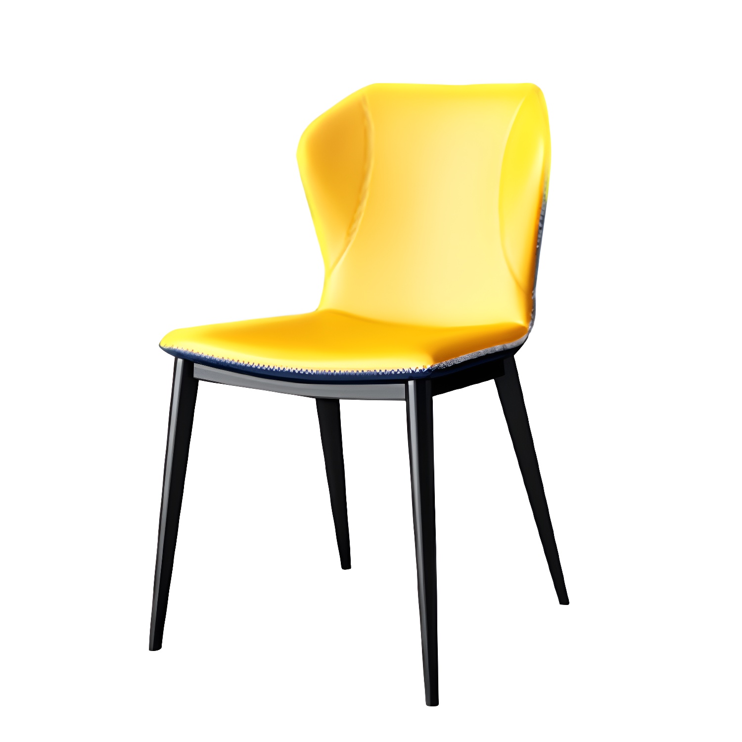 Wingback Leather Dining Chair | Ormau - image 9