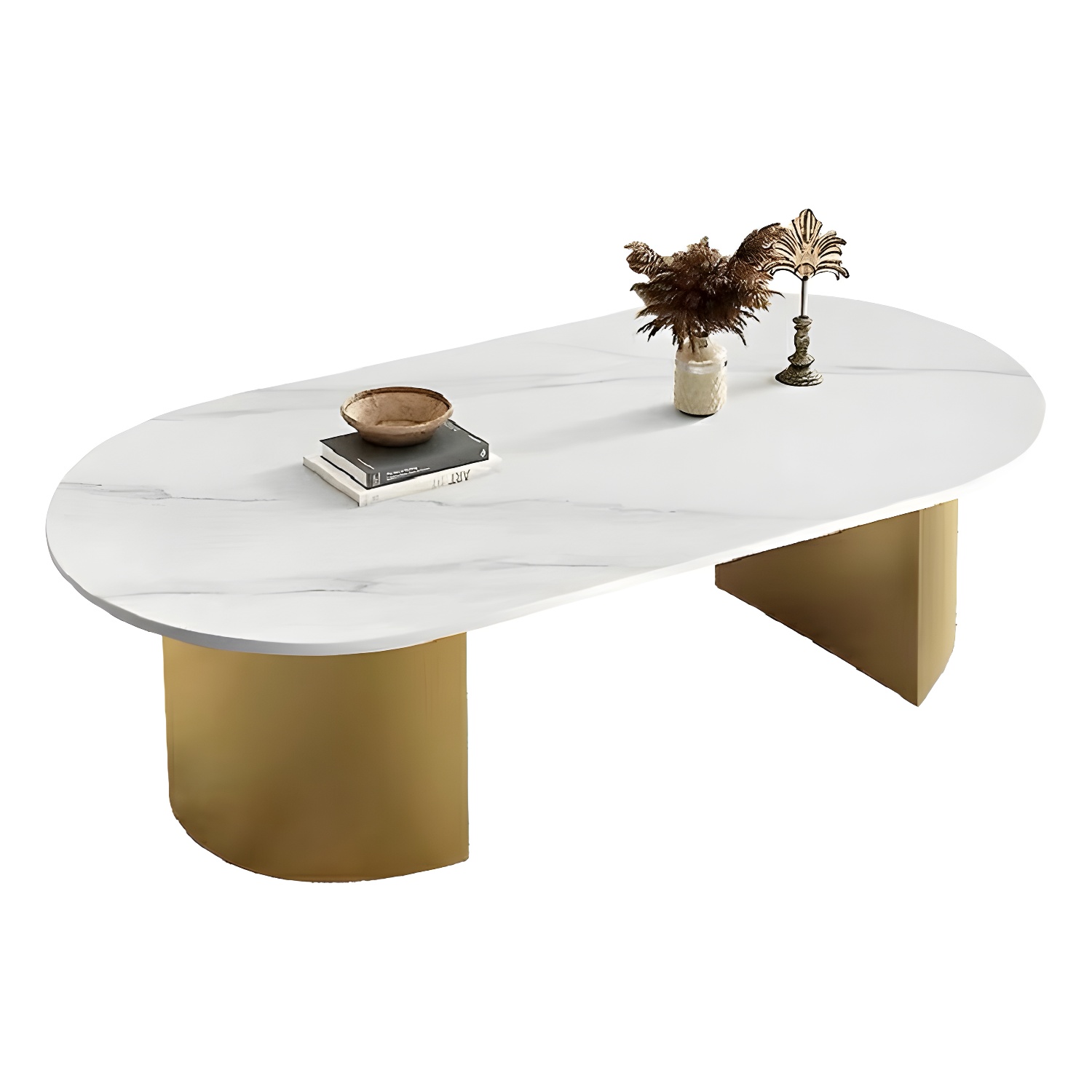 Oval Stone Coffee Table | Ormau - image 6