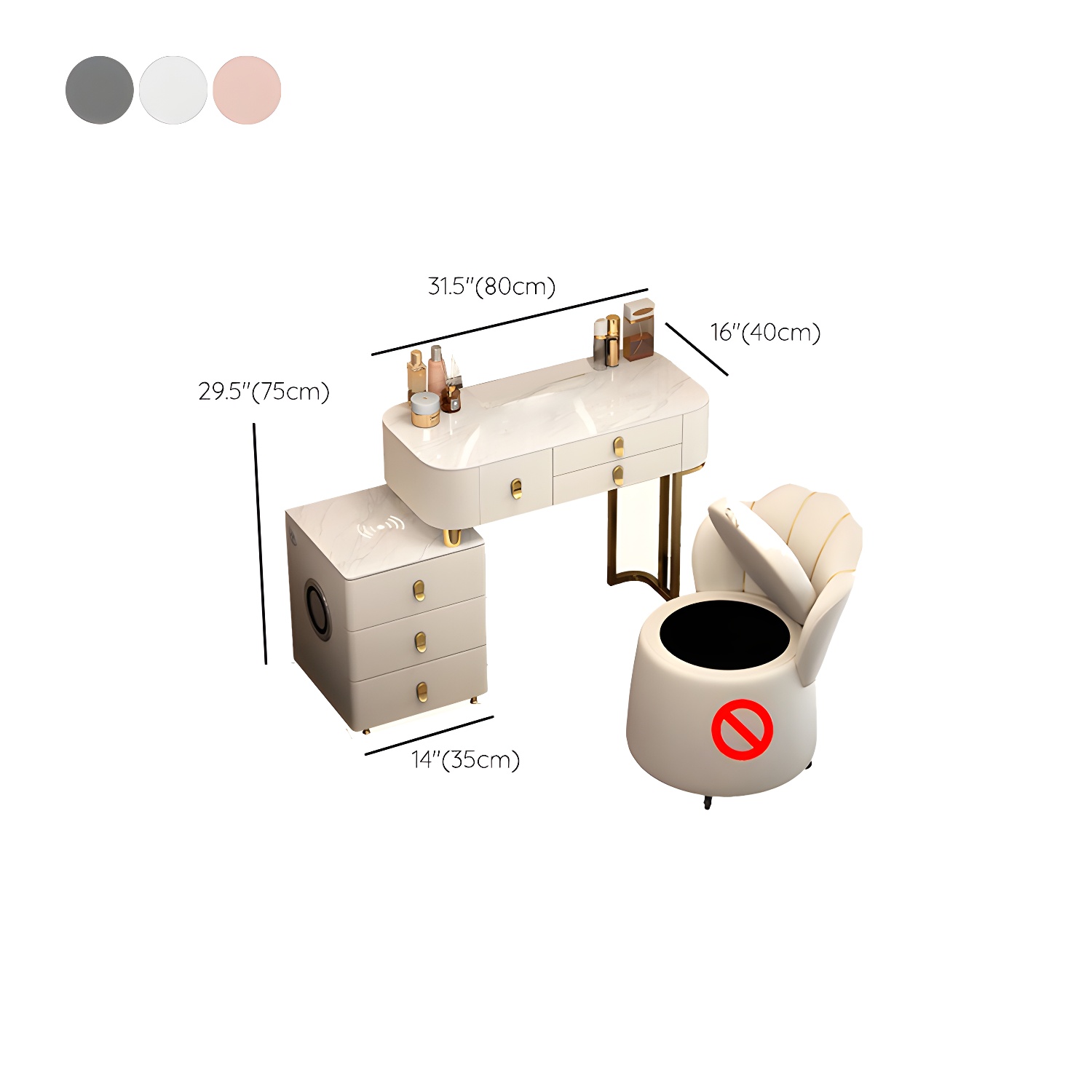 Lighted Vanity Table | Ormau - image 20