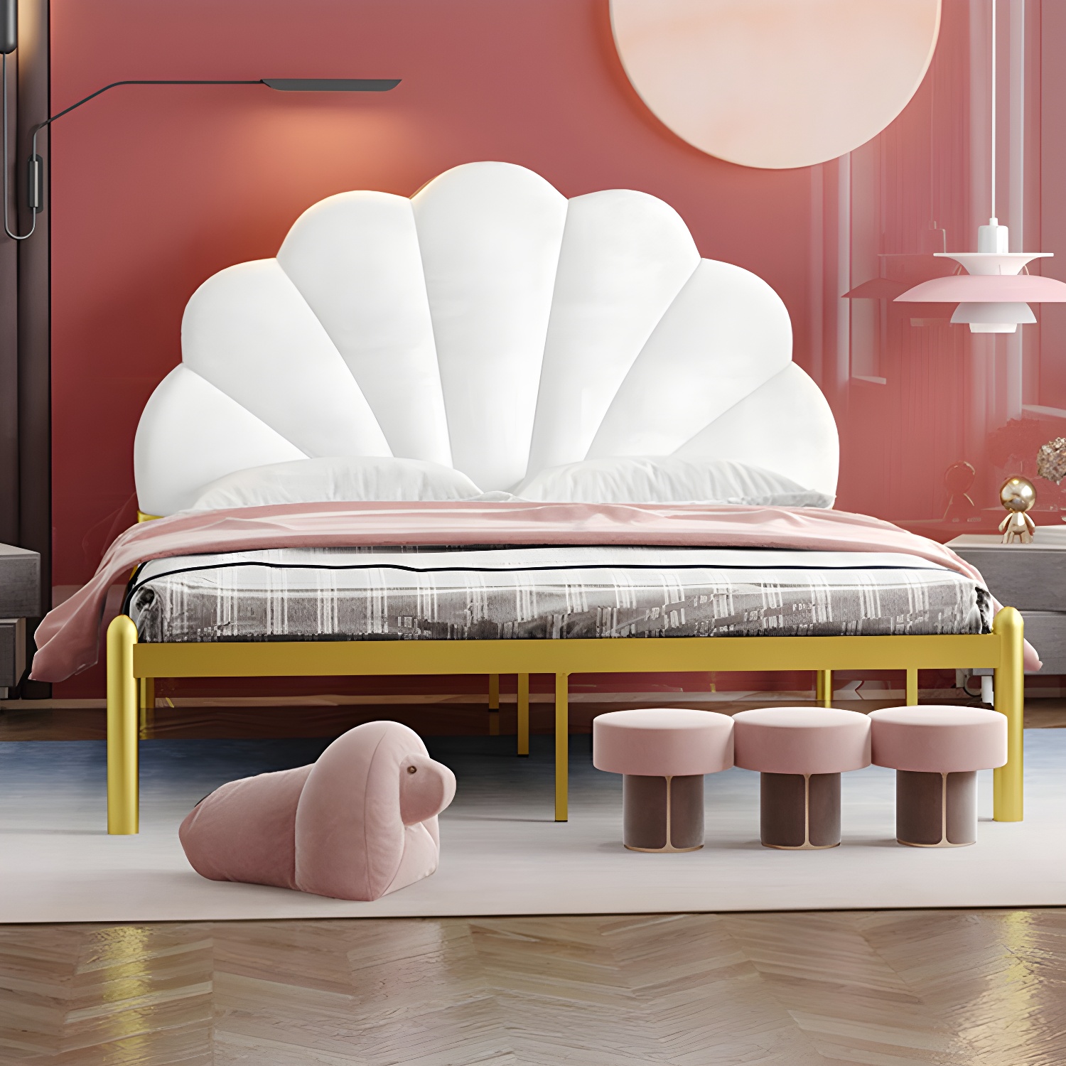 Shell Upholstered Bed | Ormau - image 17