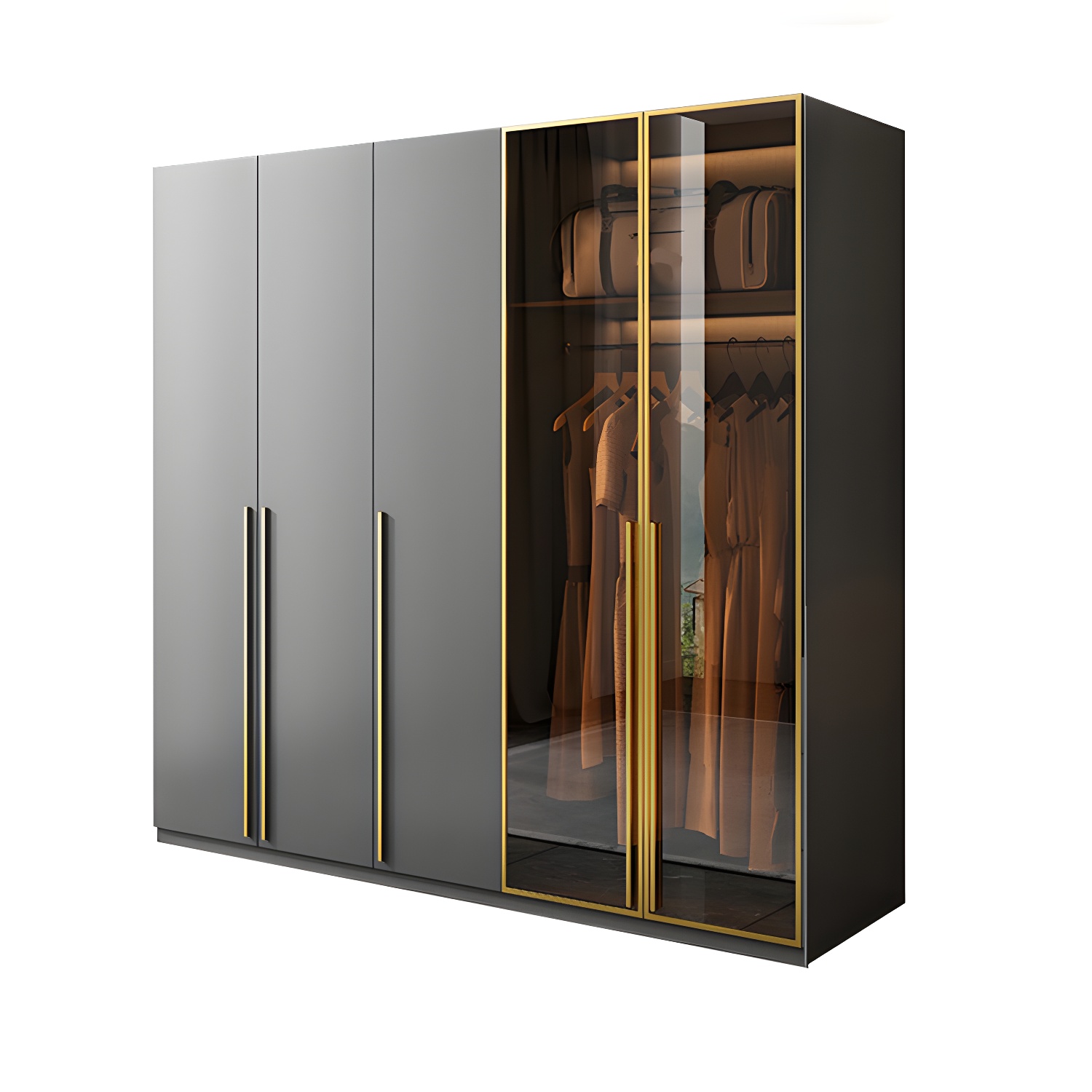 Modern Glass Wardrobe | Ormau - image 40