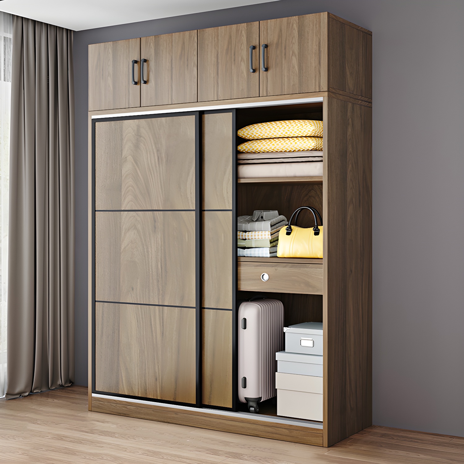 Modern Pine Wardrobe | Ormau - image 36