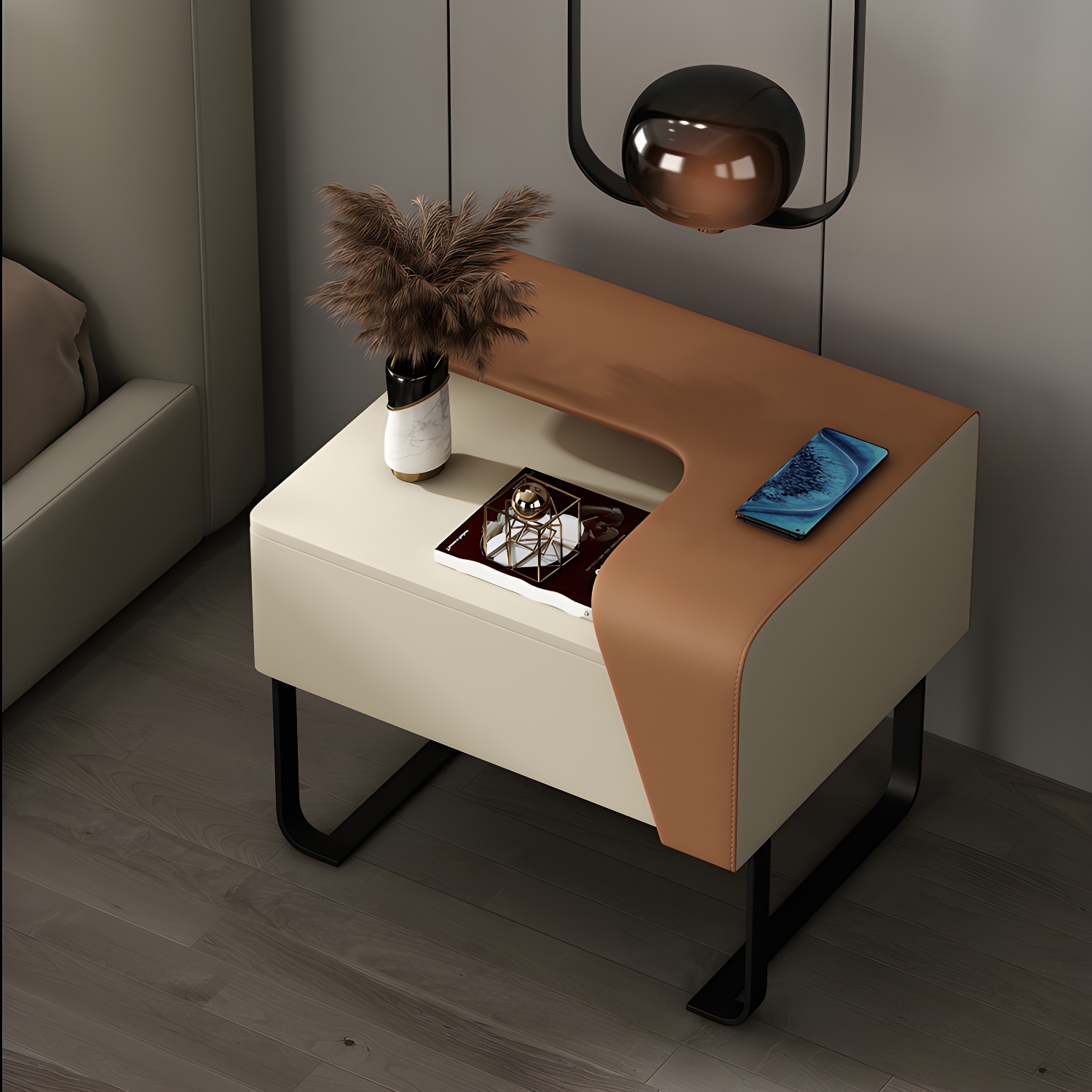 Modern Sled Nightstand | Ormau - image 9