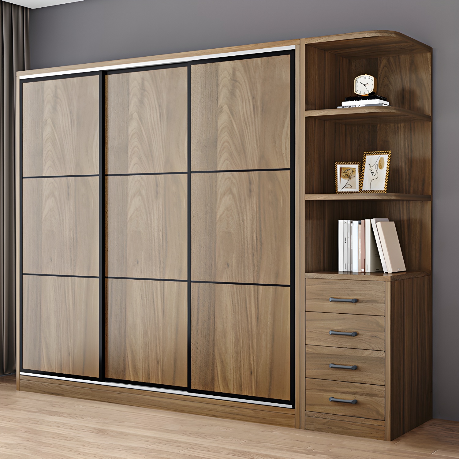 Modern Pine Wardrobe | Ormau - image 35